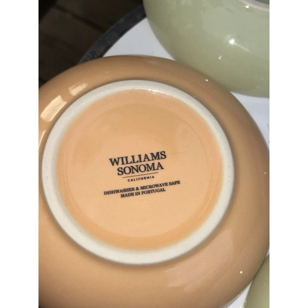 Williams Sonoma Meyer Lemon Citron Dipping Bowls Set of 4 Mixed Colors 5.75